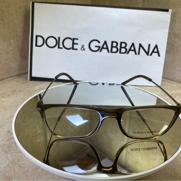 New Dolce & Gabbana Men’s Cafe Brown Eyeglasses. No case - Picture 10 of 11